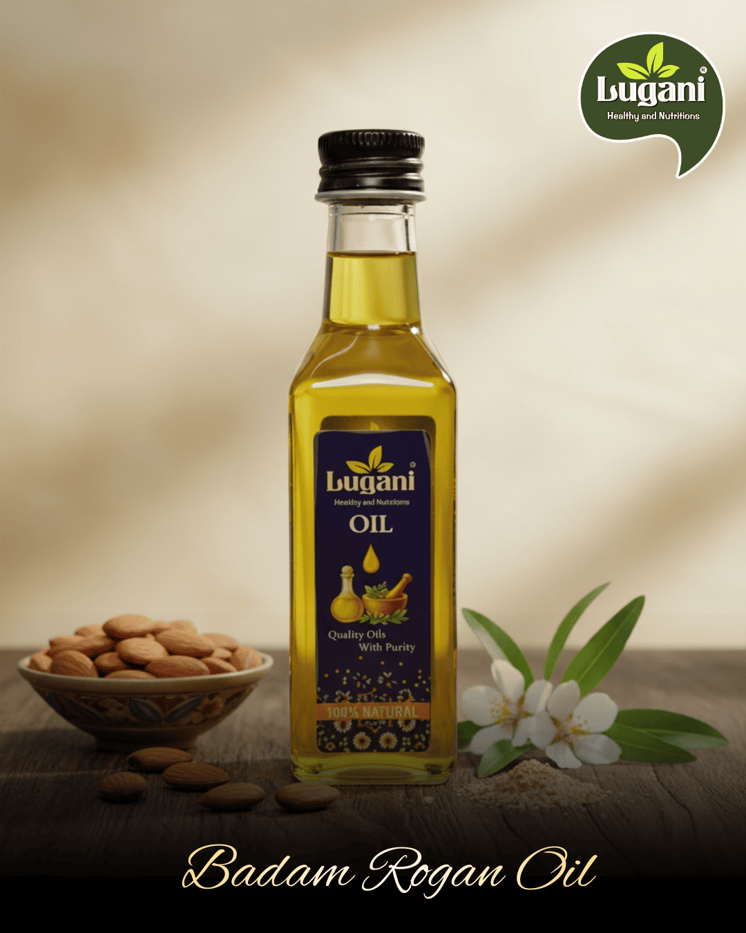 Badam Rogan Oil